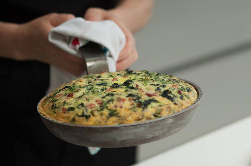Bacon and Cabbage Frittata