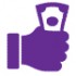 Money icon purple Money icon purple