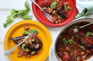 Baked-aubergine,-butterbean-Tomato-Stew-3 Baked-aubergine,-butterbean-Tomato
