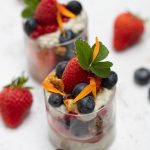 Coconut, Chia and Smashed Berry Pudding