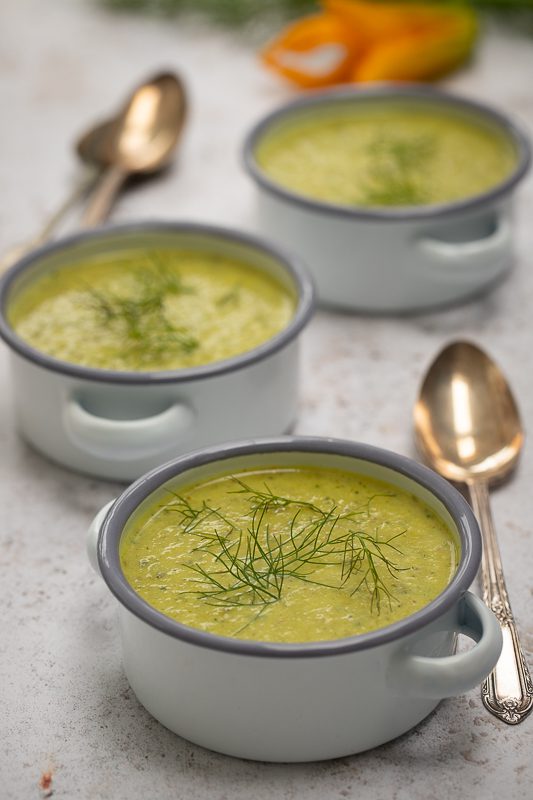 Courgette, Fennel & Turmeric Soup