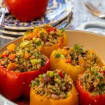 Mexican Vegan Stuffed Peppers