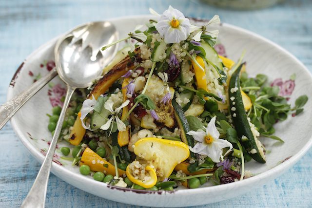 Summer Squash, Petit Pois & Quinoa Salad