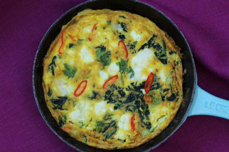 indian spiced omelette 1