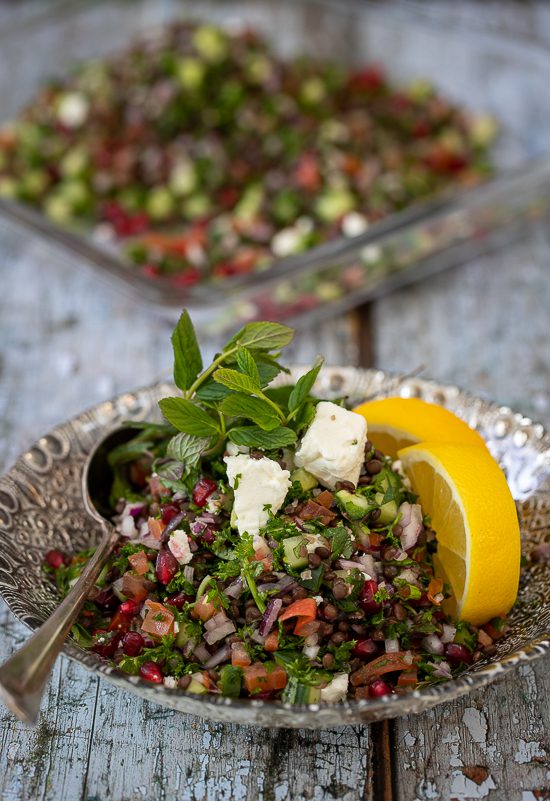 Lentil Tabbouleh with Feta • IINH