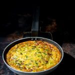 Bacon, Leek & Spring Onion Frittata