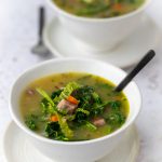 Bacon, Pearl Barley and Cabbage Broth