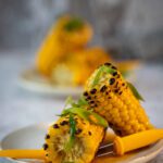 Corn on the Cob with Garlic, Smoked Paprika and Spring Onion Butter
