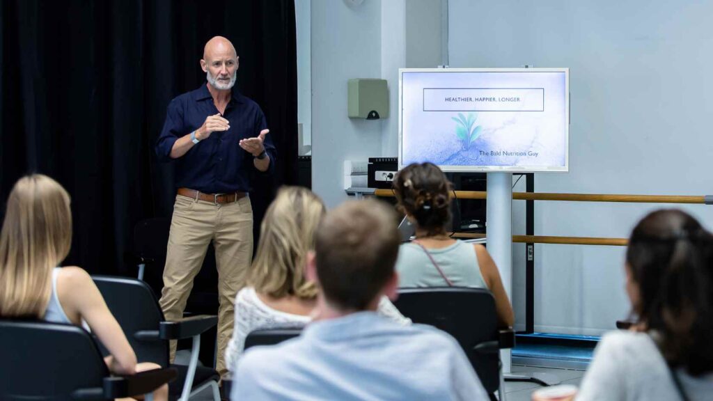 Keith Duffy Nutrition & Health Coach - Doing a Talk