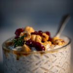 Cranberry and Roasted Hazelnut Overnight Oats