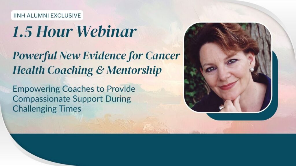 Cancer Health Coaching & Mentorship Webinar with Dr Rosy Daniel