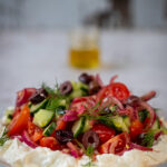 Greek Style Cottage Cheese Salad